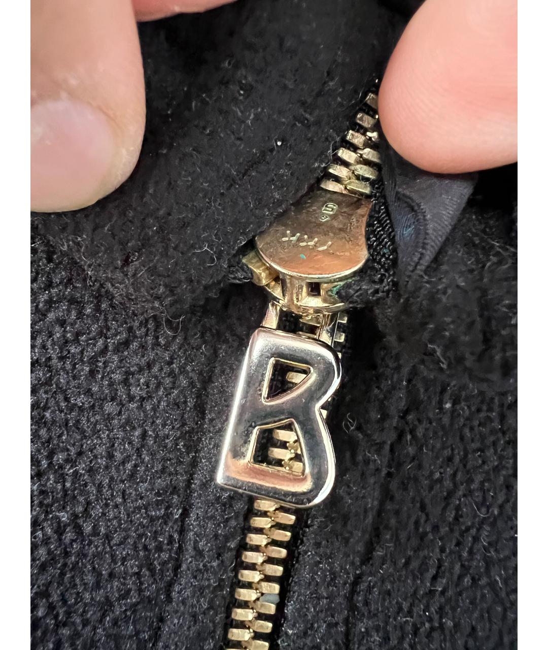 BOGNER Черный полиэстеровый джемпер / свитер, фото 3