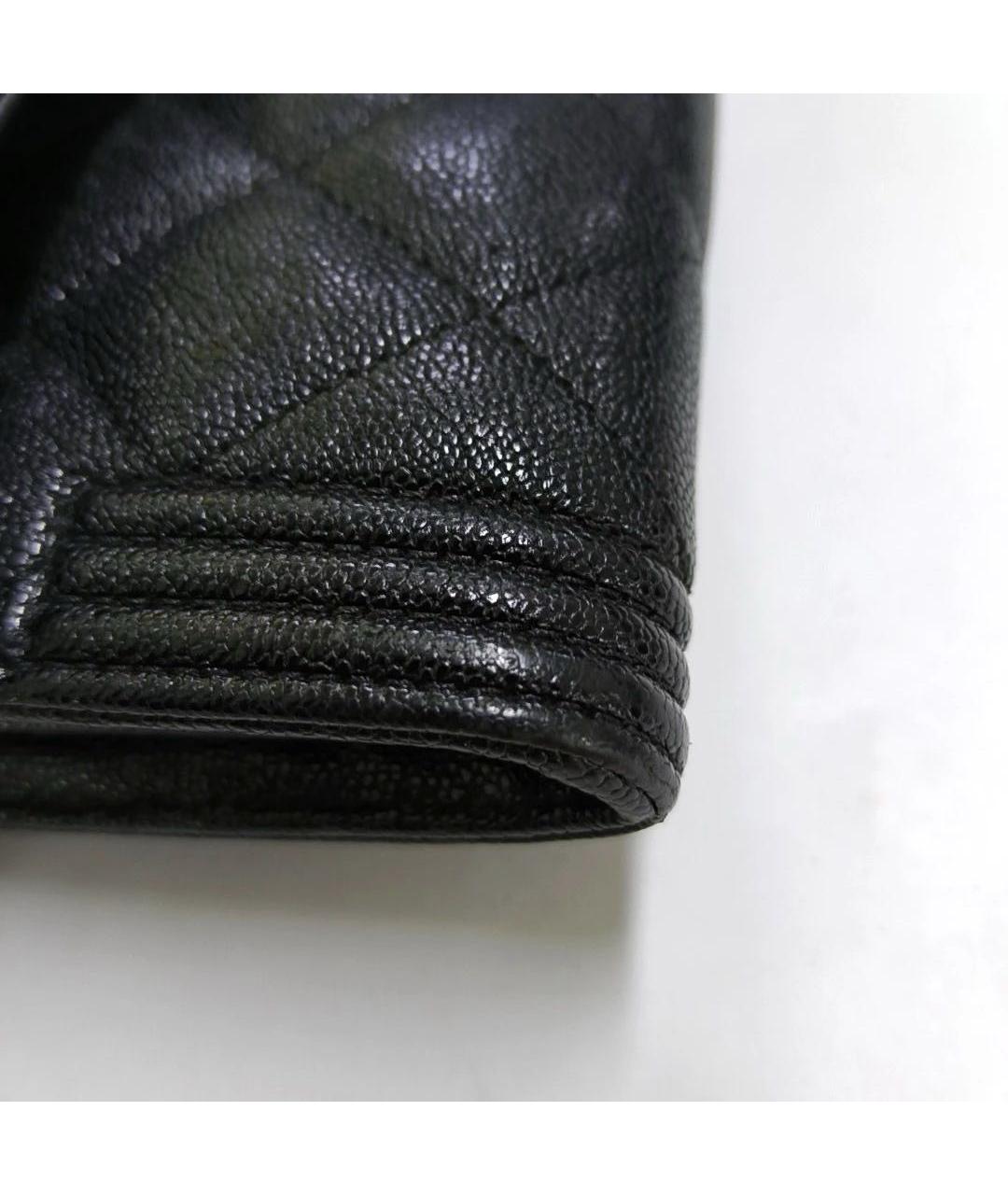 CHANEL Черная кожаная сумка через плечо, фото 8