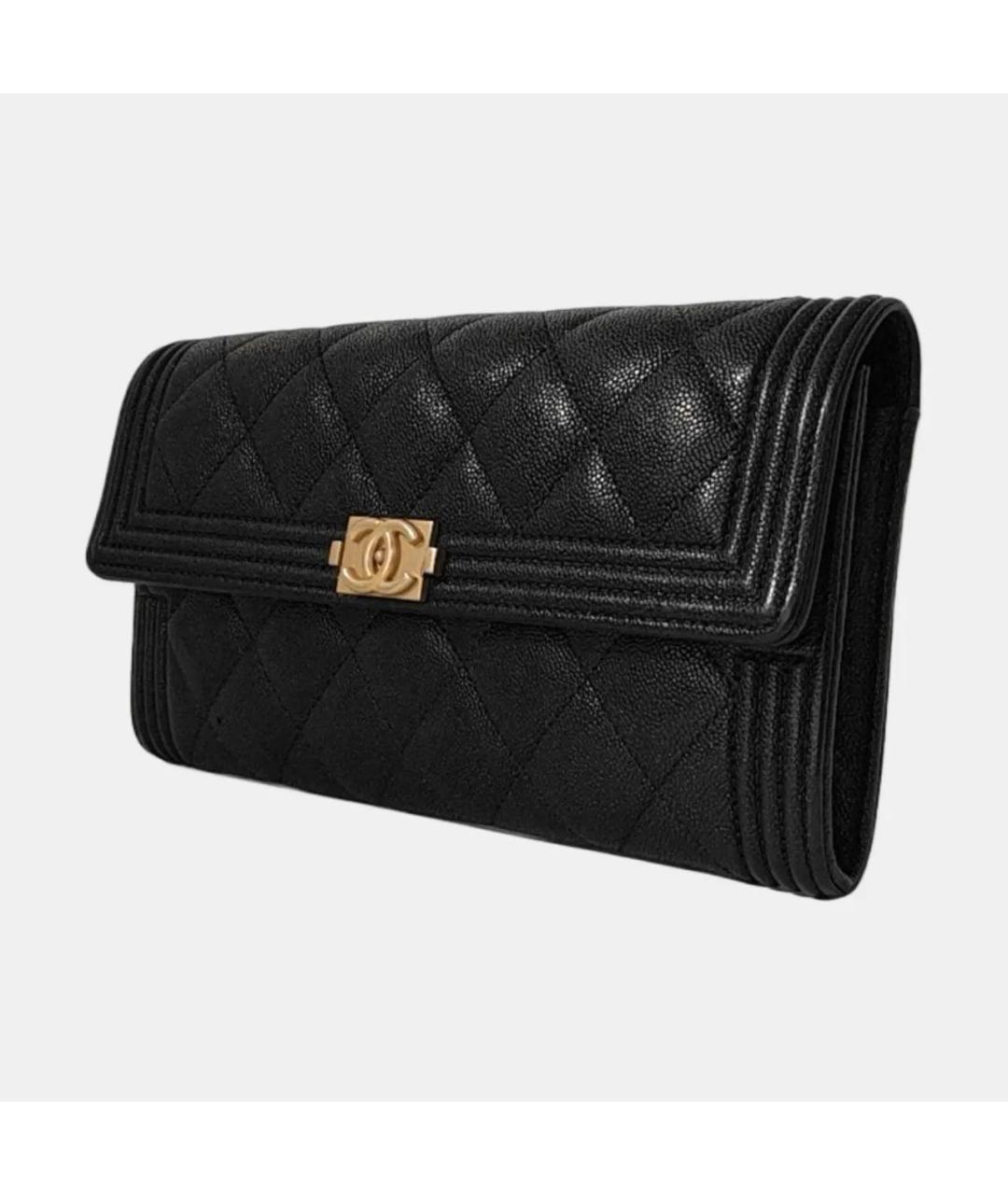 CHANEL Черная кожаная сумка через плечо, фото 2