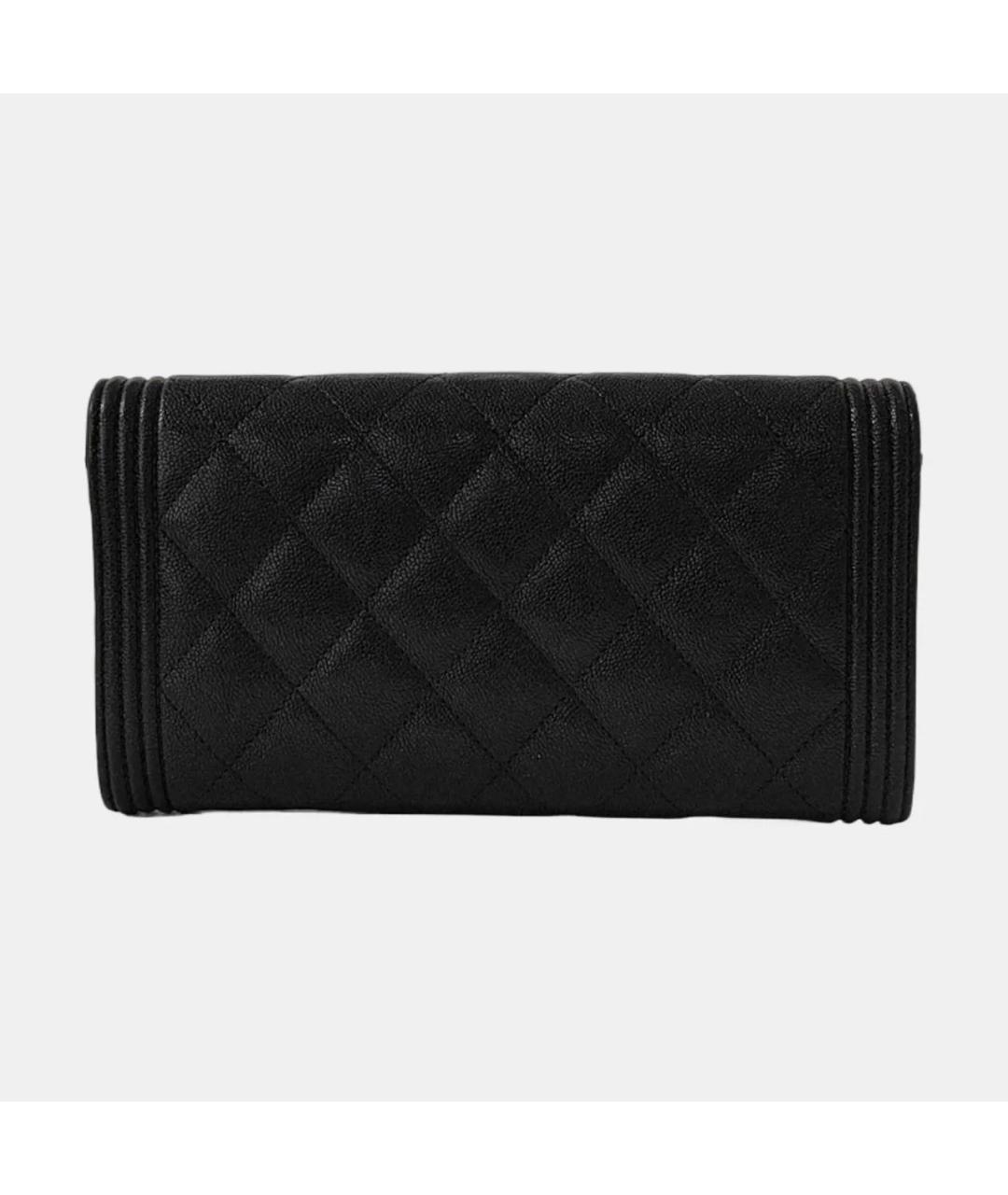 CHANEL Черная кожаная сумка через плечо, фото 4