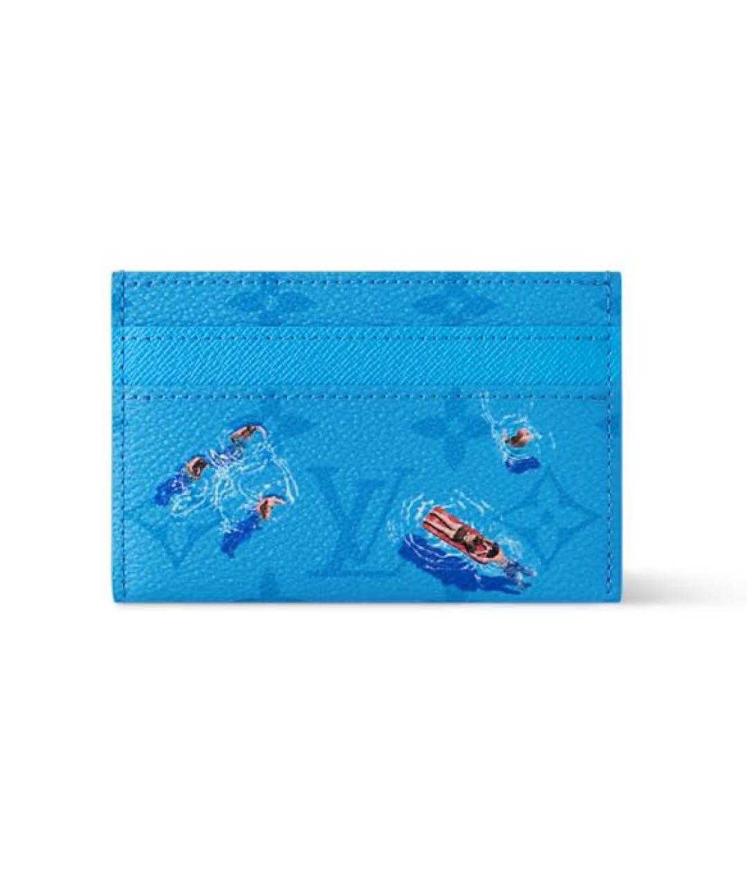 LOUIS VUITTON Синий кардхолдер, фото 1
