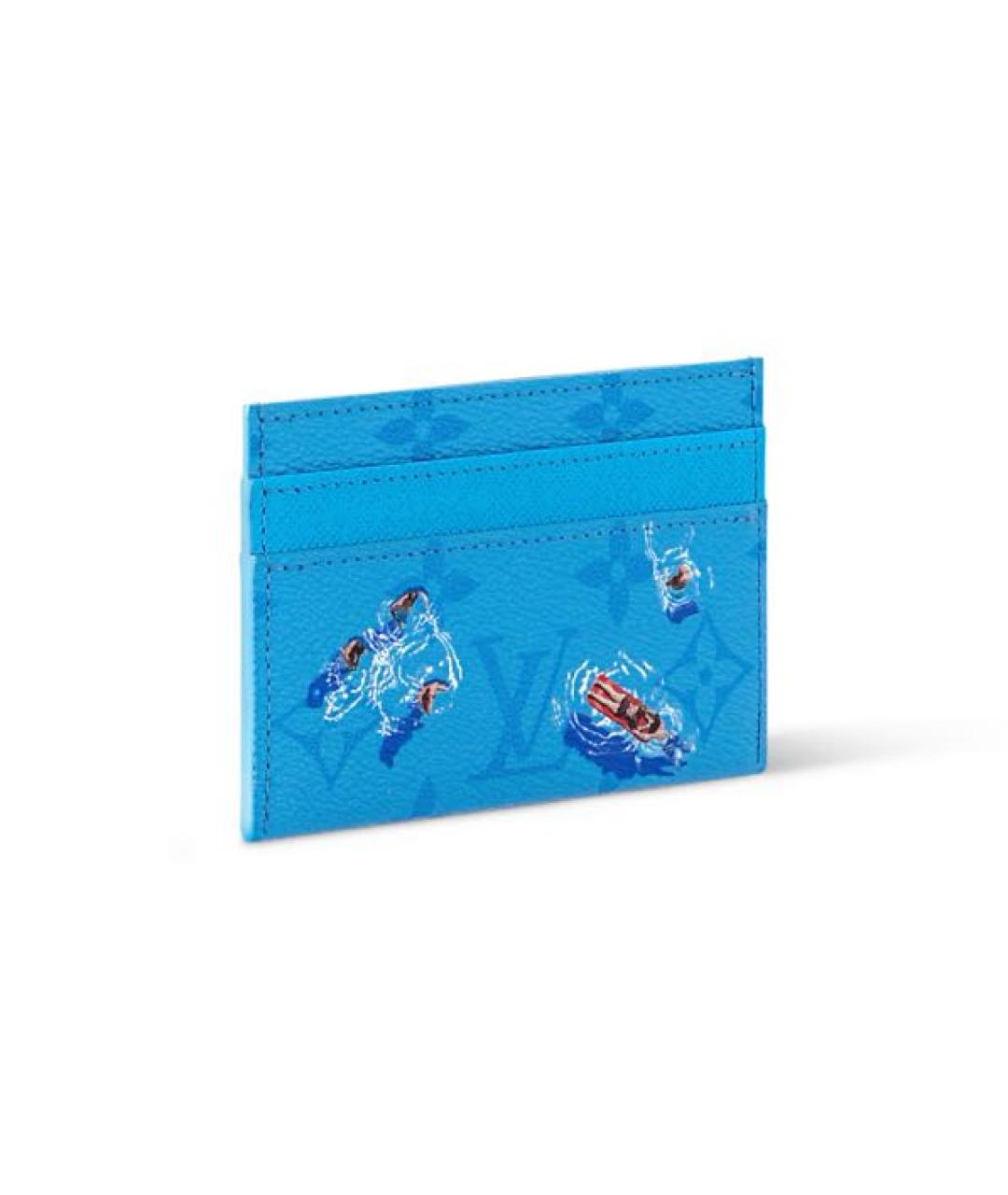 LOUIS VUITTON Синий кардхолдер, фото 2