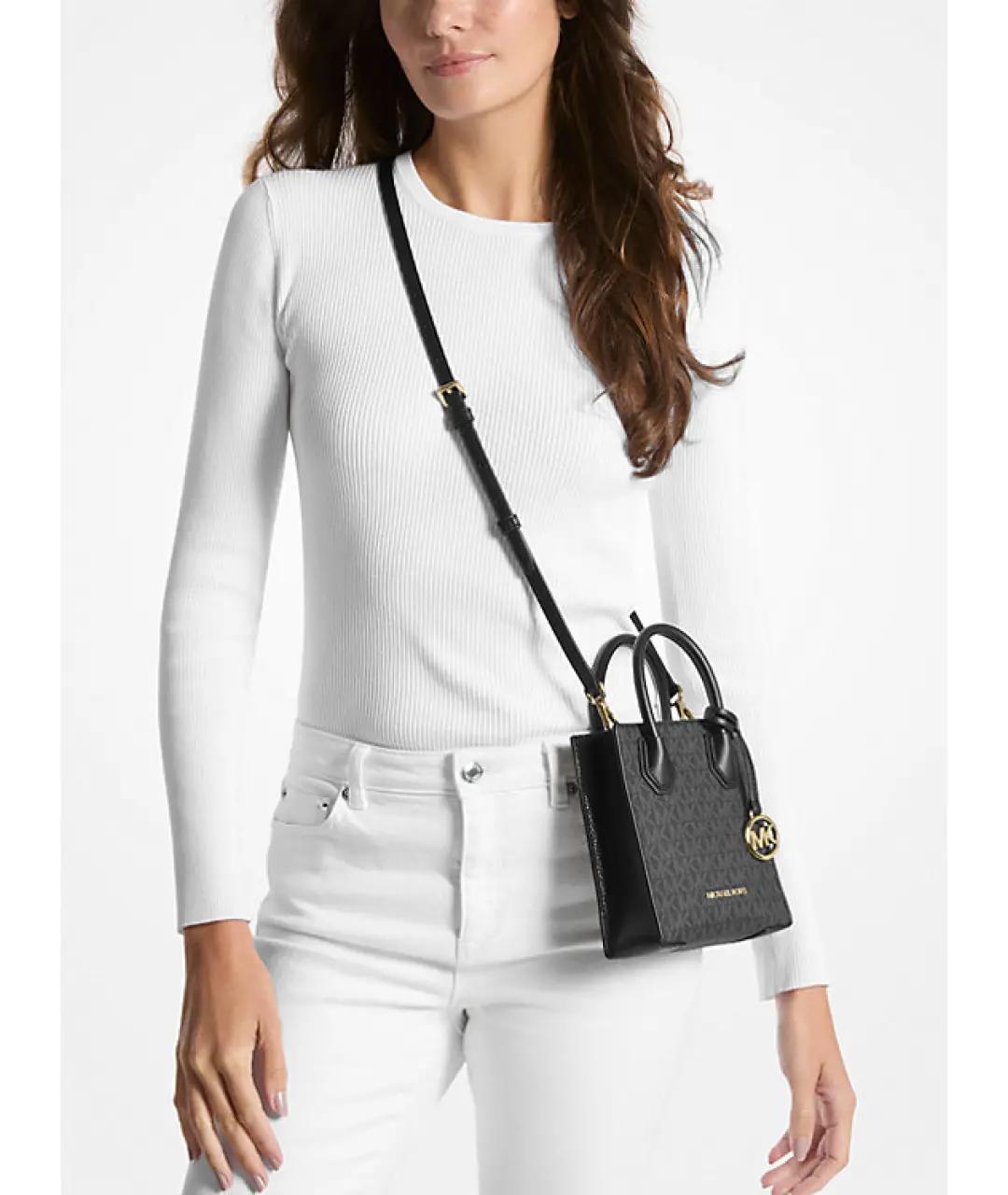 MICHAEL KORS Черная сумка через плечо, фото 3