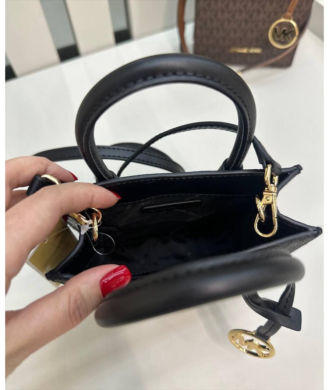 MICHAEL KORS Черная сумка через плечо, фото 4