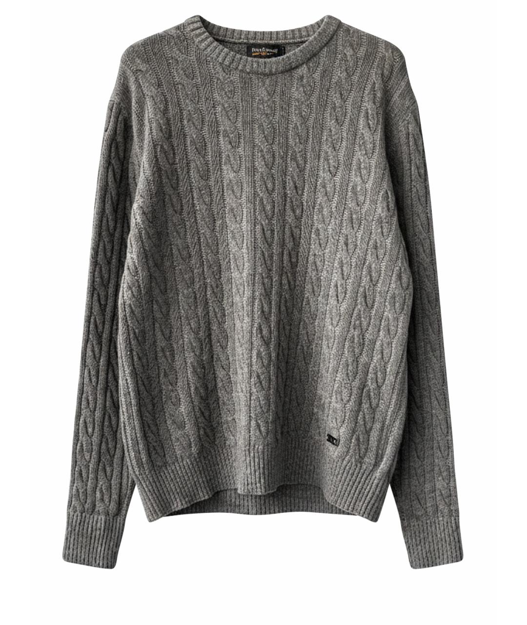 BOGNER Серый шерстяной джемпер / свитер, фото 1