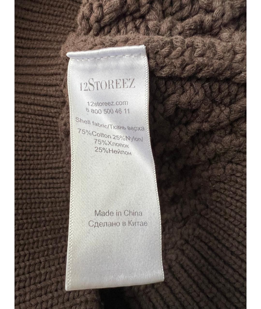 12 STOREEZ Серый хлопковый джемпер / свитер, фото 3