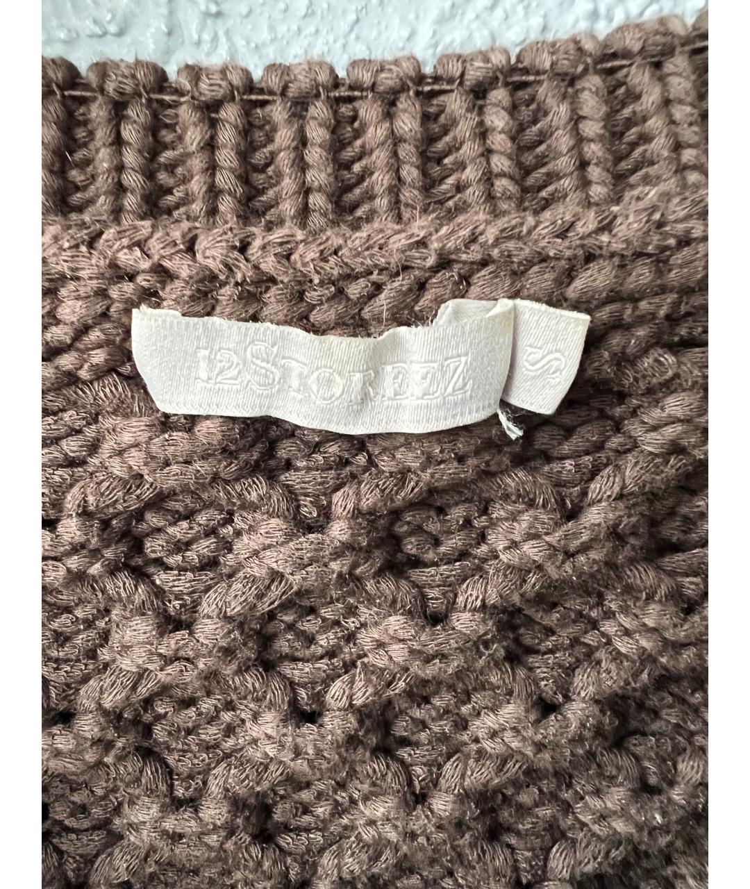 12 STOREEZ Серый хлопковый джемпер / свитер, фото 2