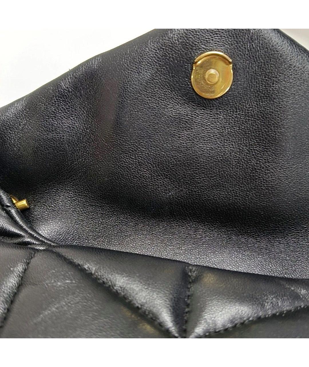 SAINT LAURENT Черная кожаная сумка тоут, фото 7
