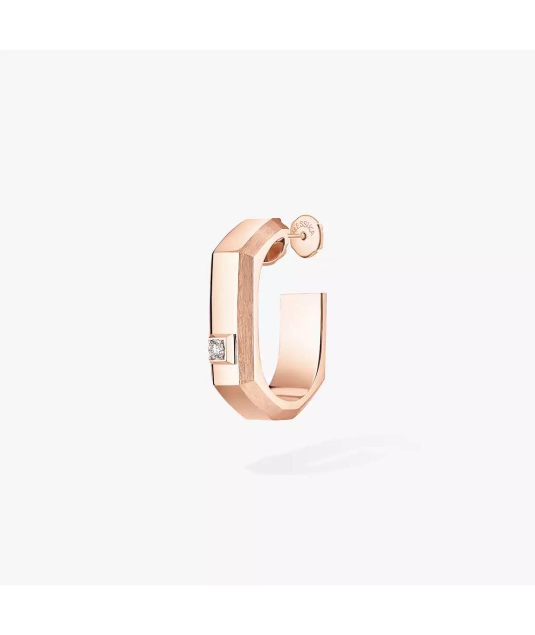 MESSIKA Бежевые серьги из розового золота, фото 5