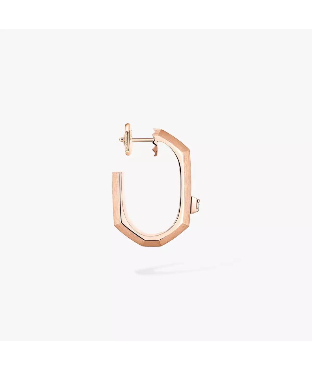 MESSIKA Бежевые серьги из розового золота, фото 4