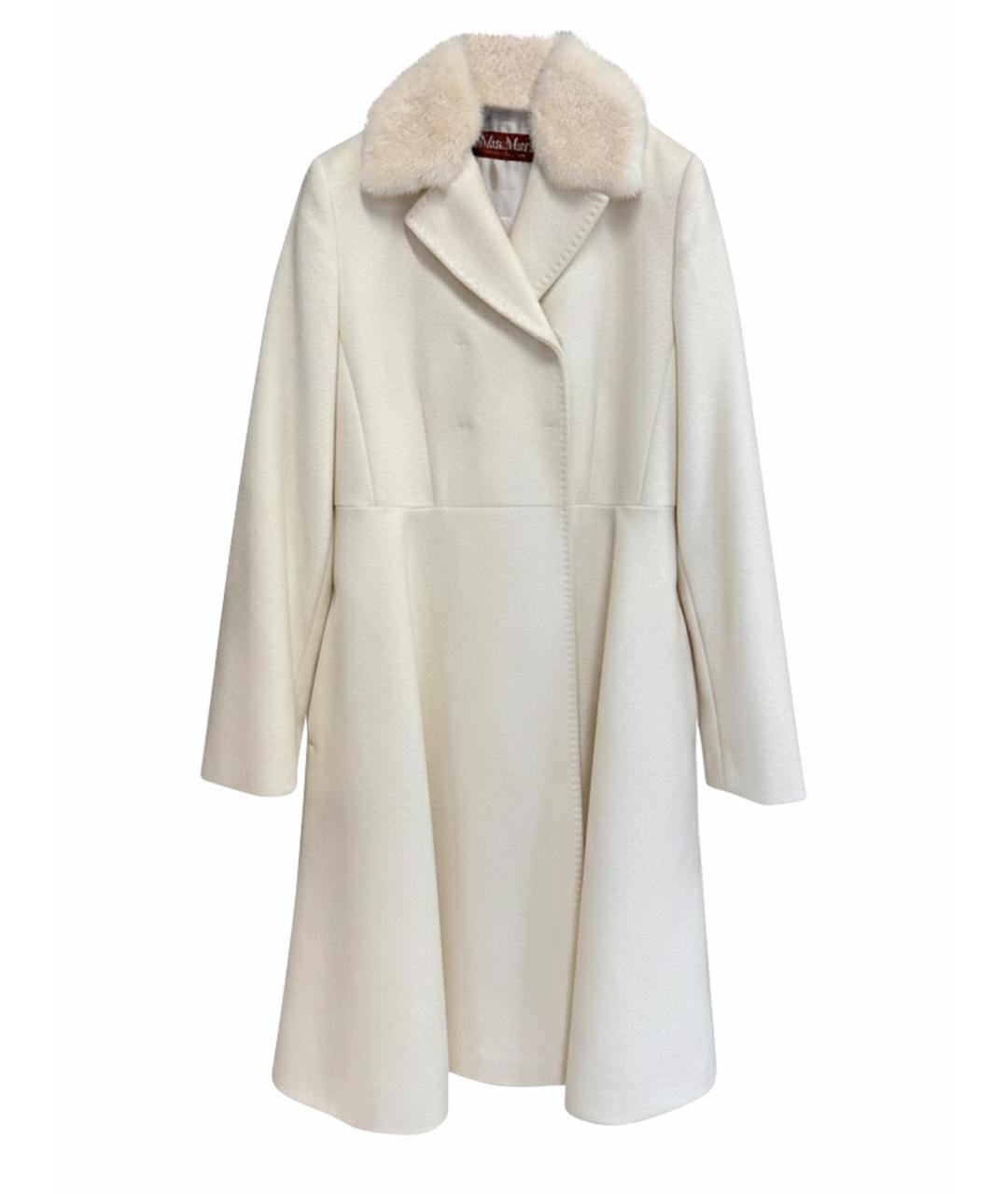 MAX MARA STUDIO Белое пальто, фото 1