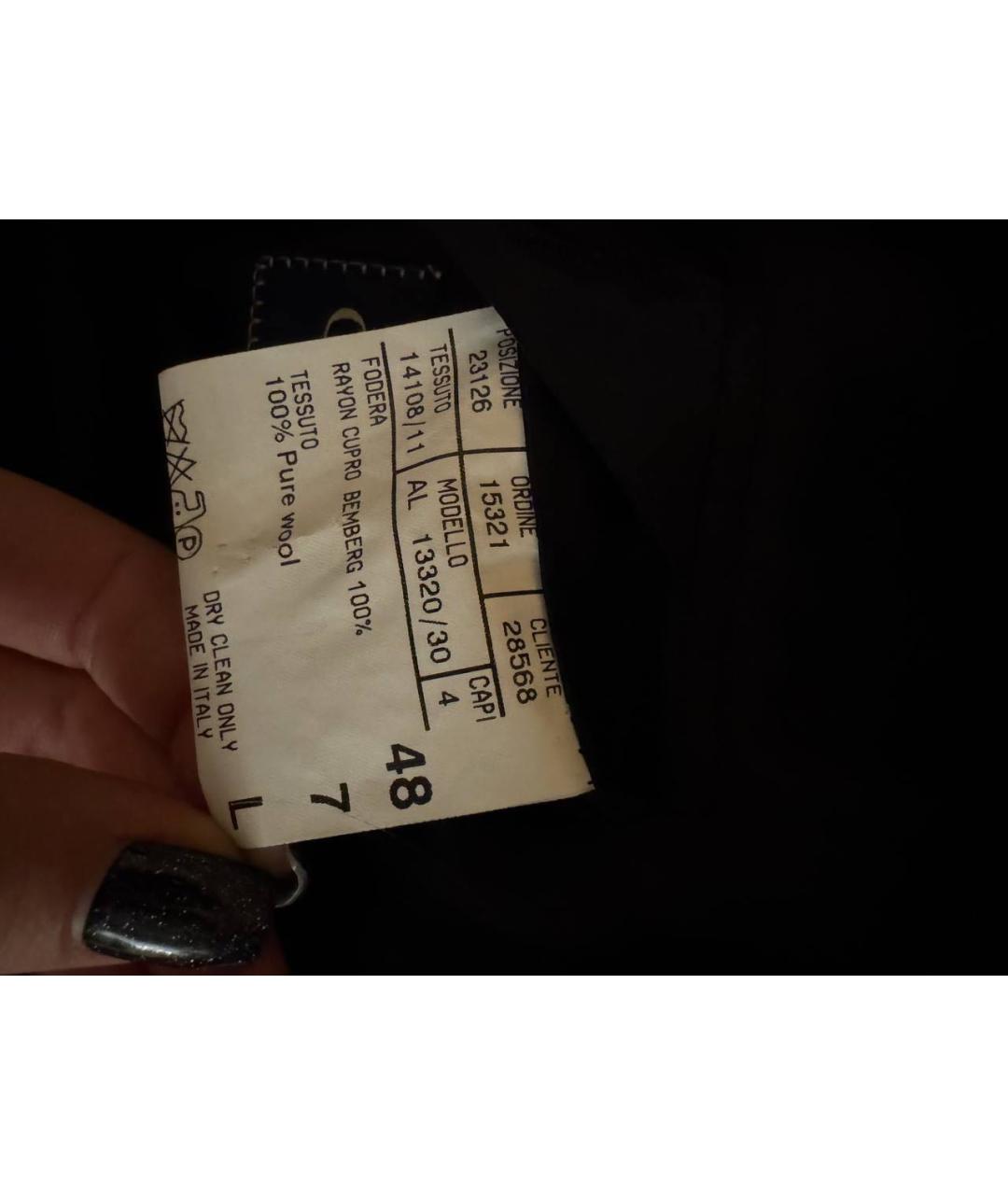 CANALI Черный классический костюм, фото 5