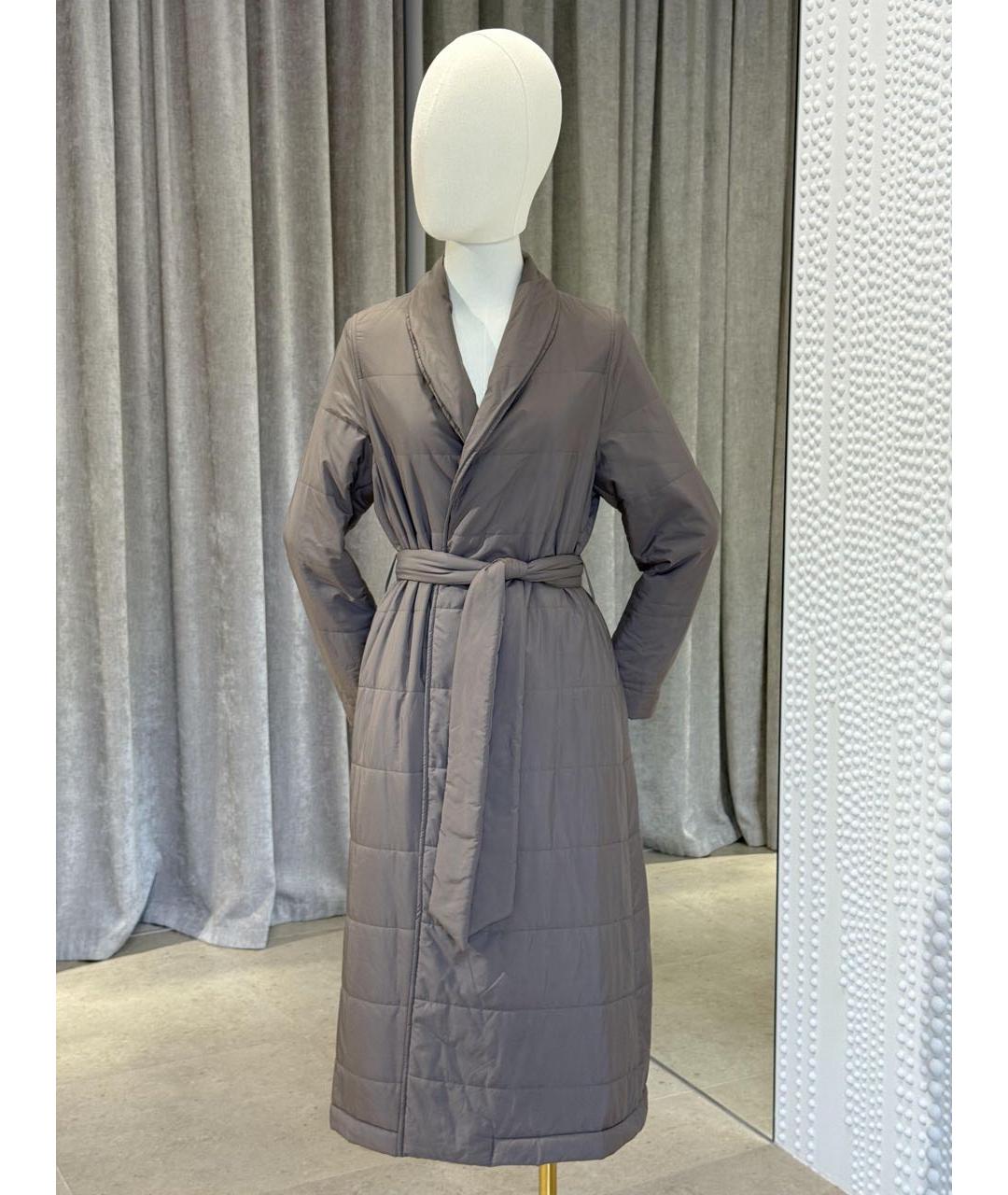 ELEVENTY Серое пальто, фото 2
