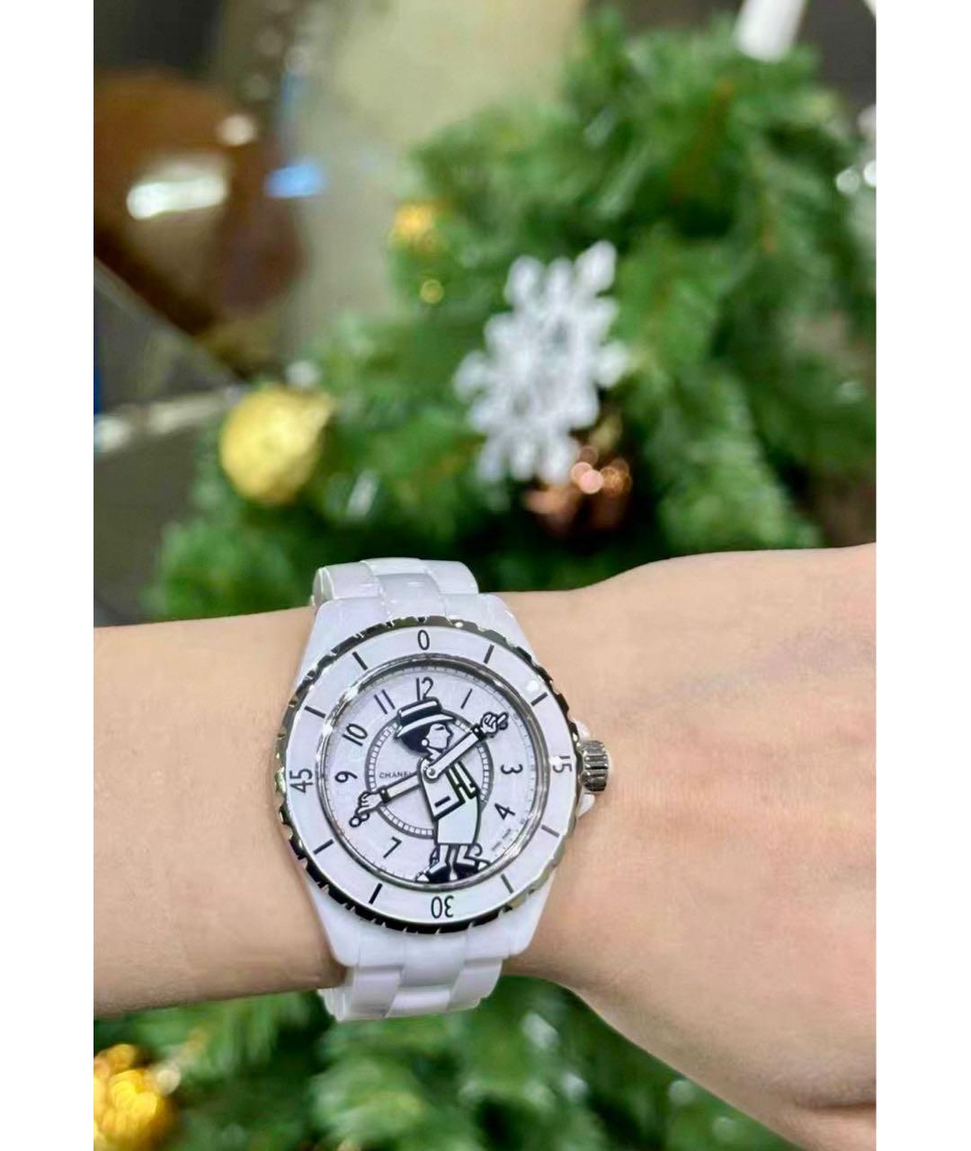 CHANEL Белые часы, фото 6