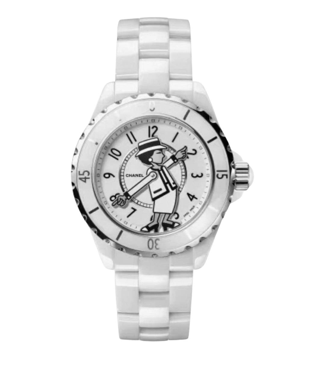 CHANEL Белые часы, фото 1