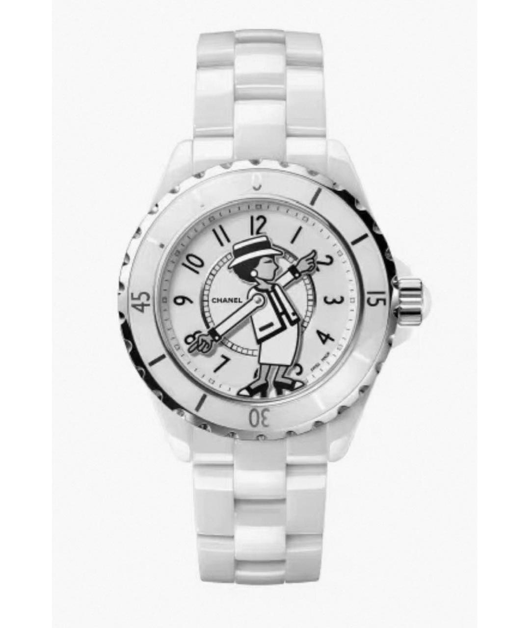CHANEL Белые часы, фото 7