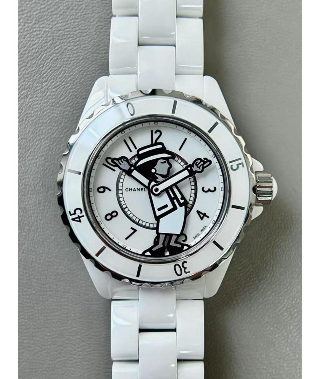 CHANEL Белые часы, фото 2