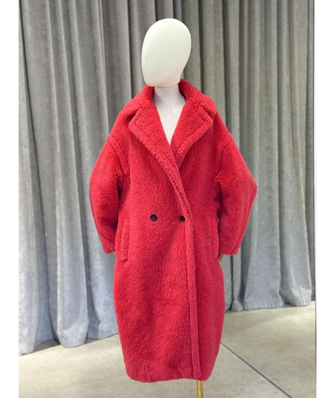 MAX MARA Розовая меховая шуба, фото 2