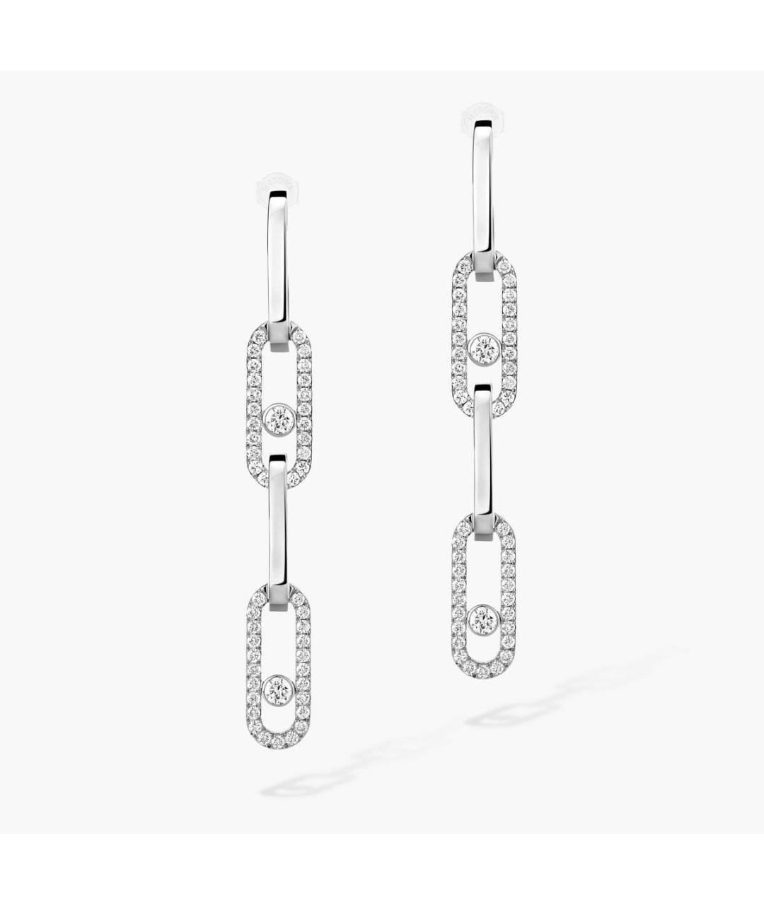 MESSIKA Серебряные серьги из белого золота, фото 5