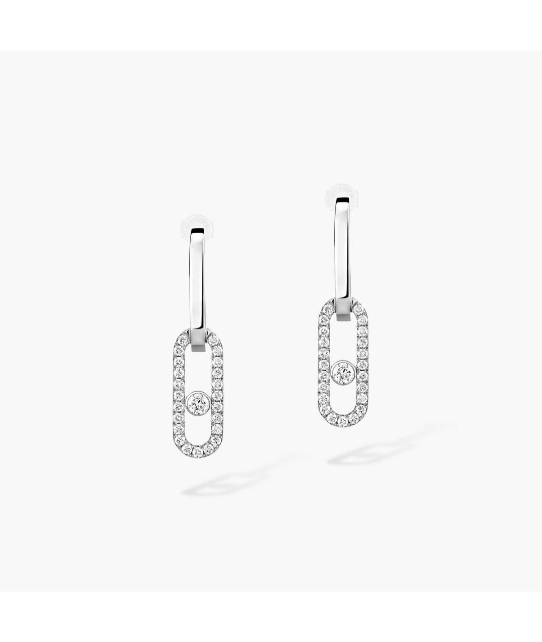 MESSIKA Серебряные серьги из белого золота, фото 3