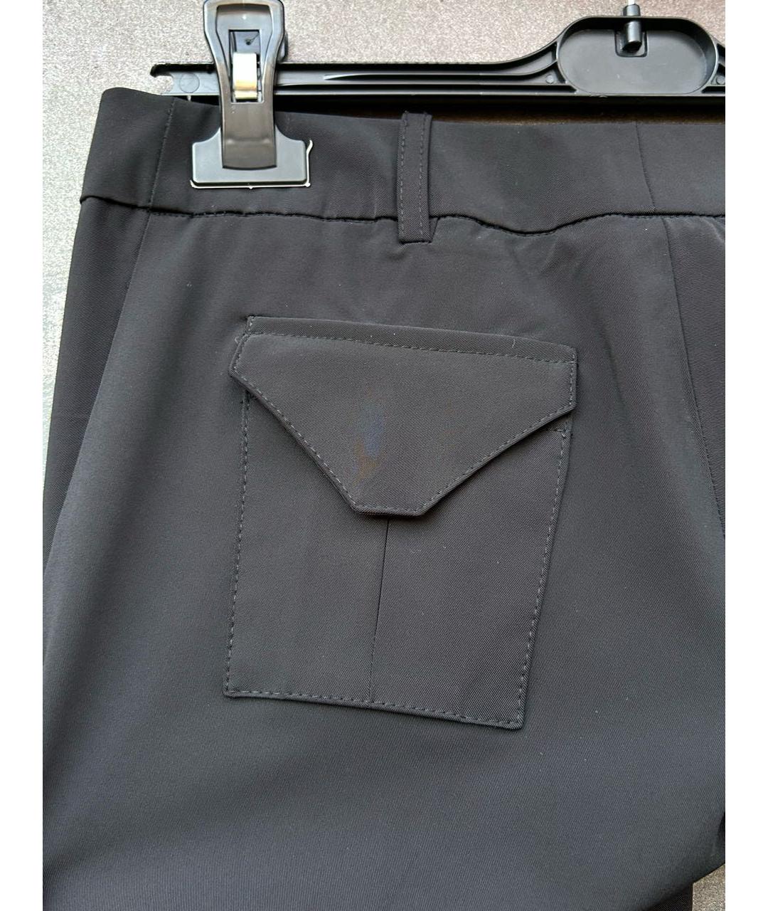 ELISABETTA FRANCHI Черные брюки узкие, фото 7