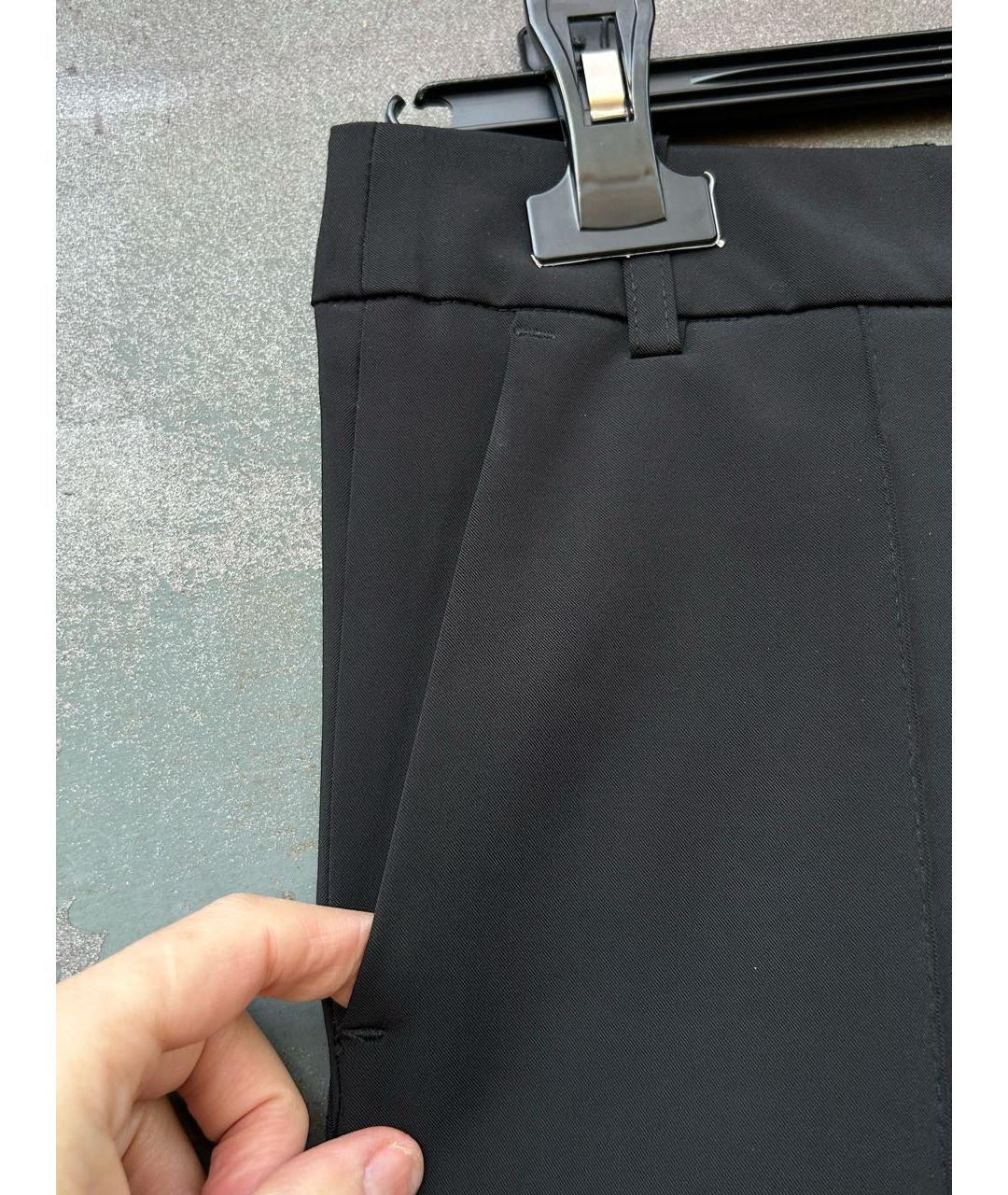 ELISABETTA FRANCHI Черные брюки узкие, фото 4