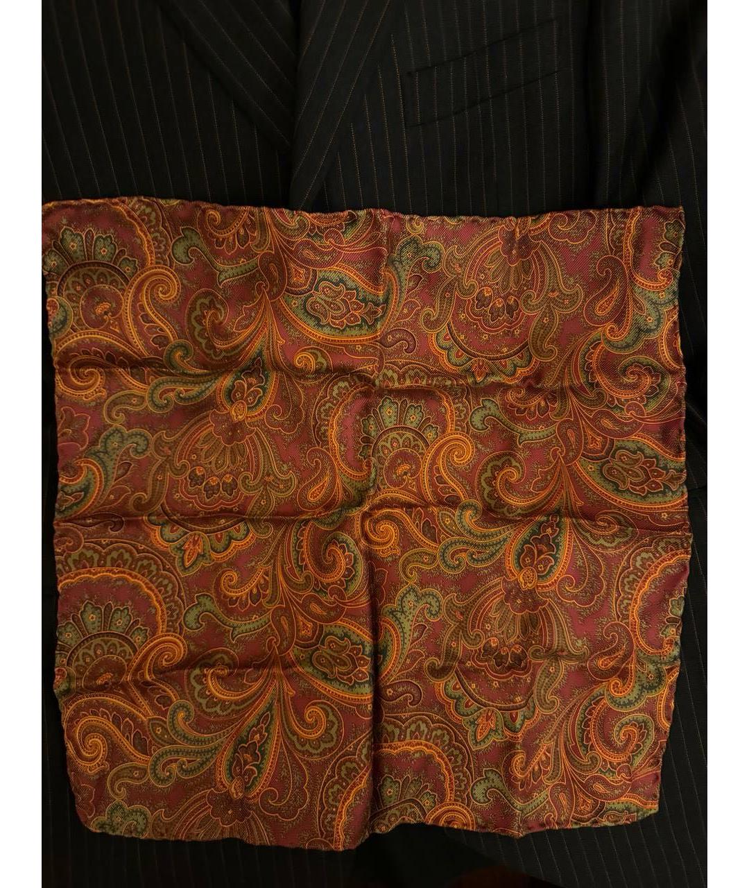 CANALI Мульти шелковый платок, фото 4