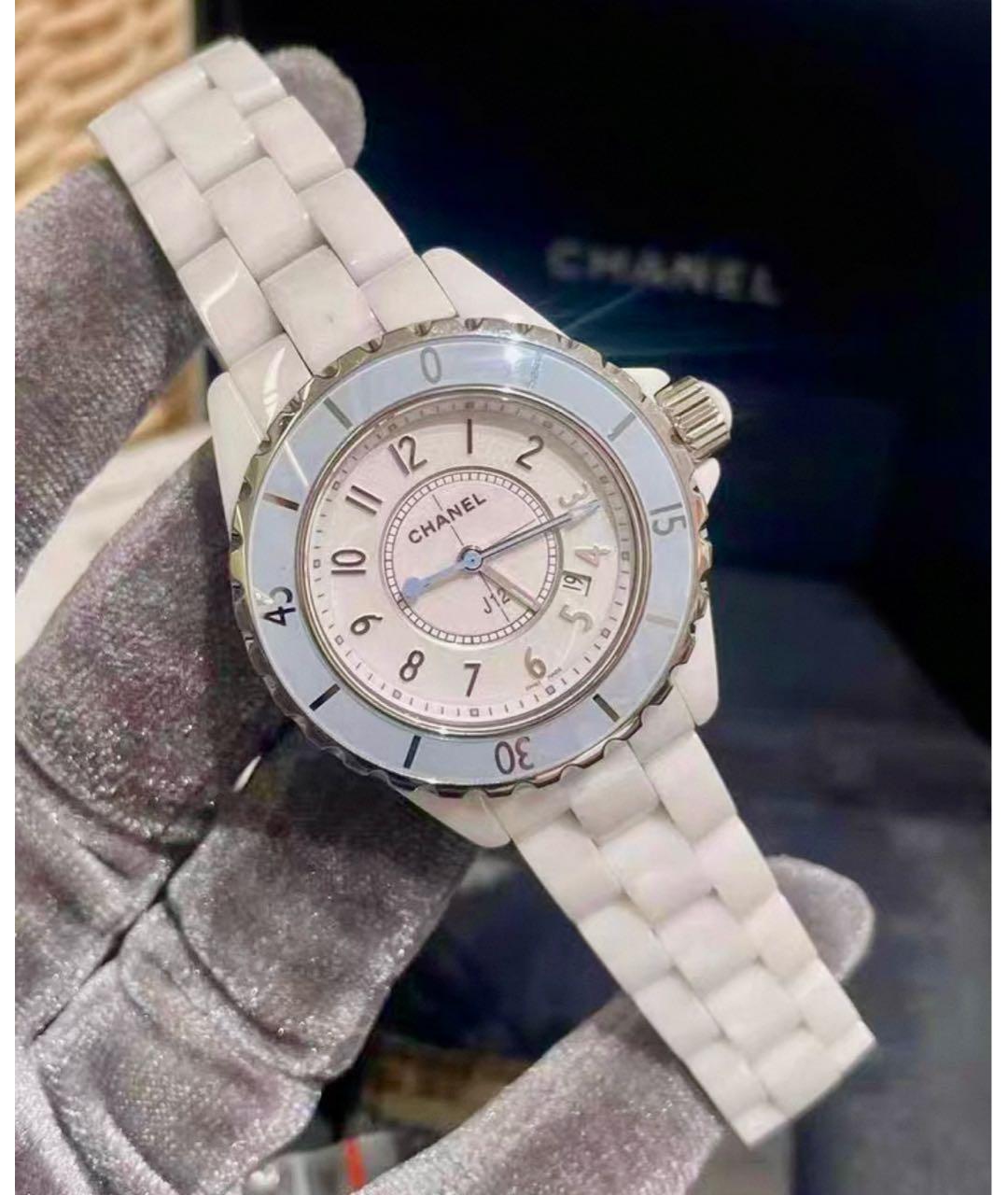 CHANEL Голубые часы, фото 4