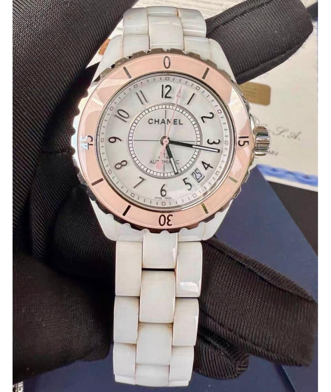 CHANEL Белые часы, фото 2