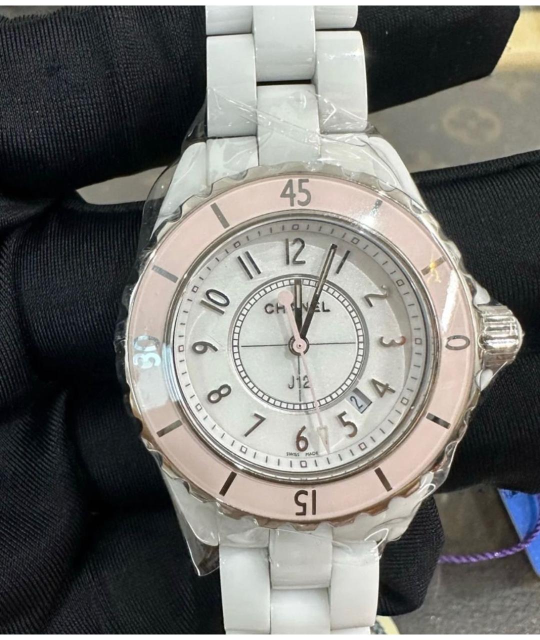 CHANEL Белые часы, фото 4