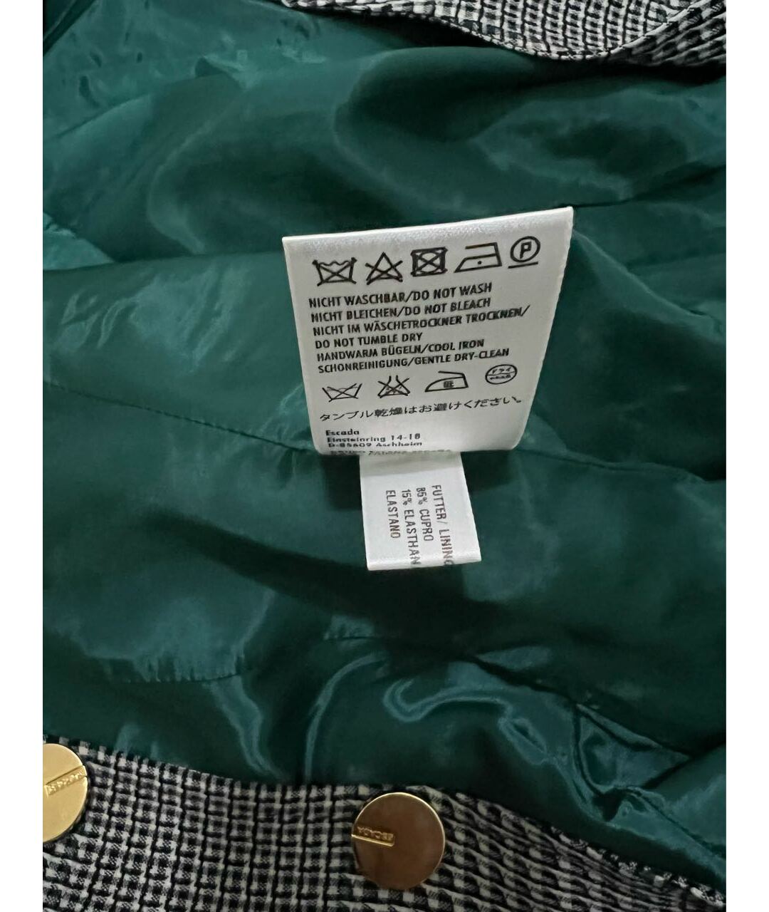 ESCADA Серый шерстяной жакет/пиджак, фото 6