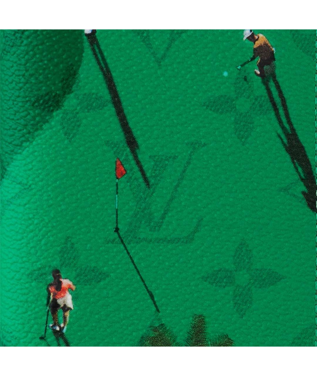 LOUIS VUITTON Зеленый кардхолдер, фото 4