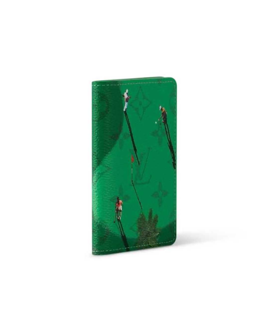 LOUIS VUITTON Зеленый кардхолдер, фото 2