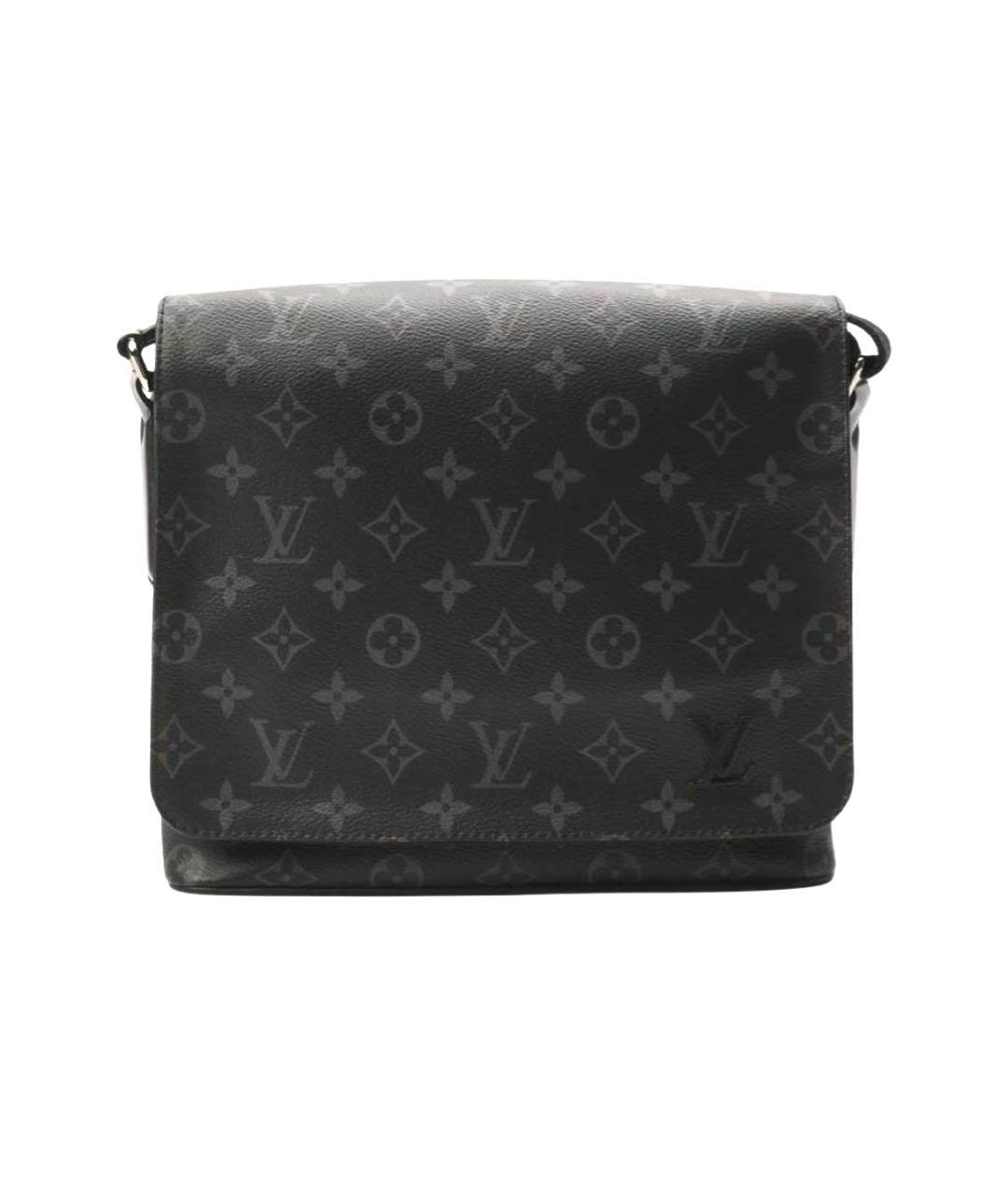 LOUIS VUITTON Антрацитовая сумка на плечо, фото 1