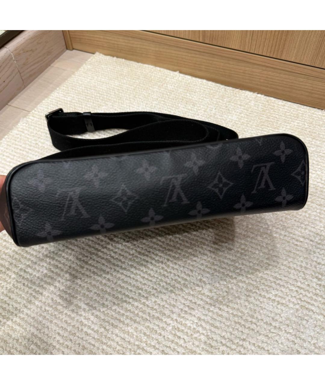 LOUIS VUITTON Антрацитовая сумка на плечо, фото 8