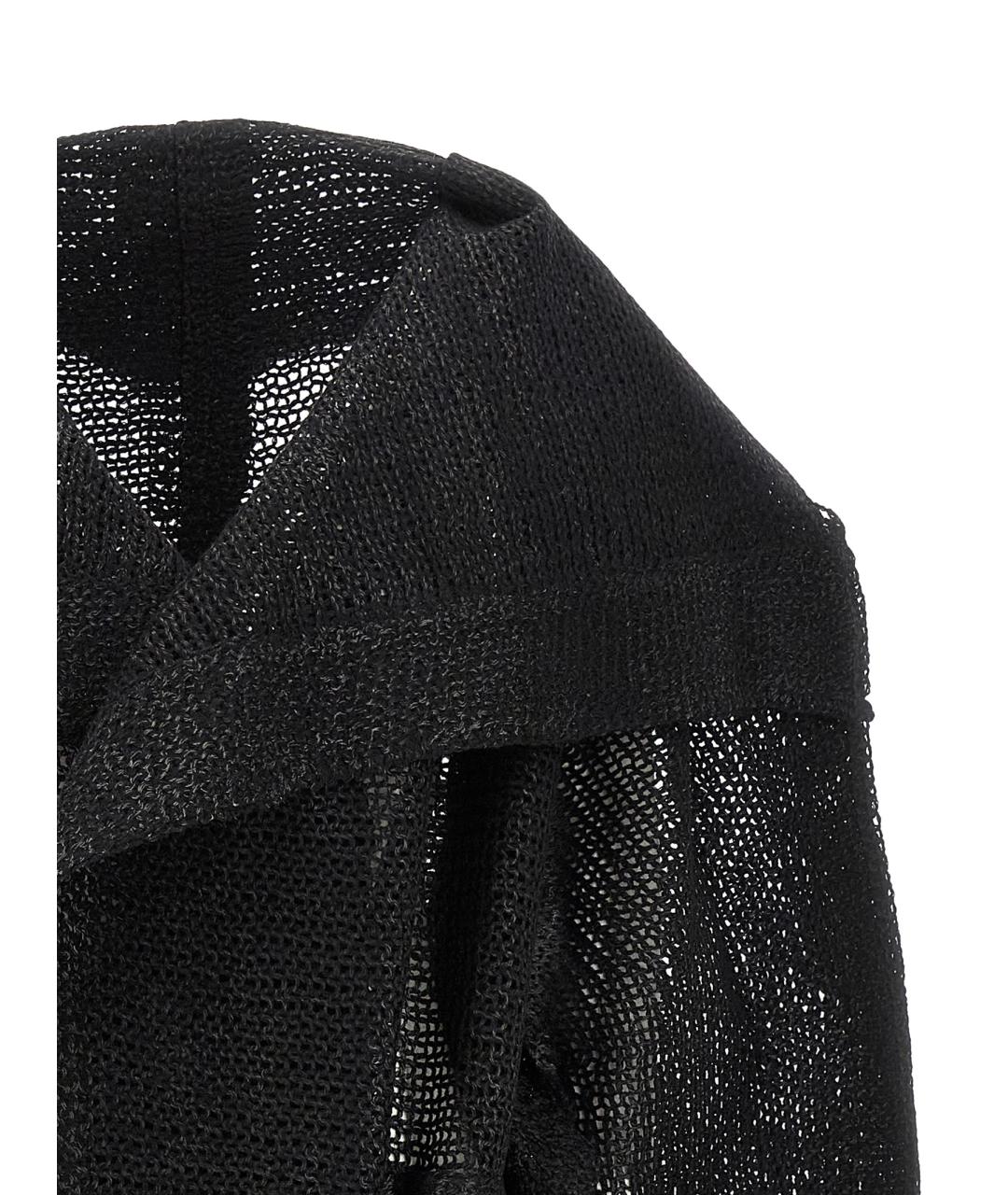 ISSEY MIYAKE Черный шерстяной тренч/плащ, фото 3