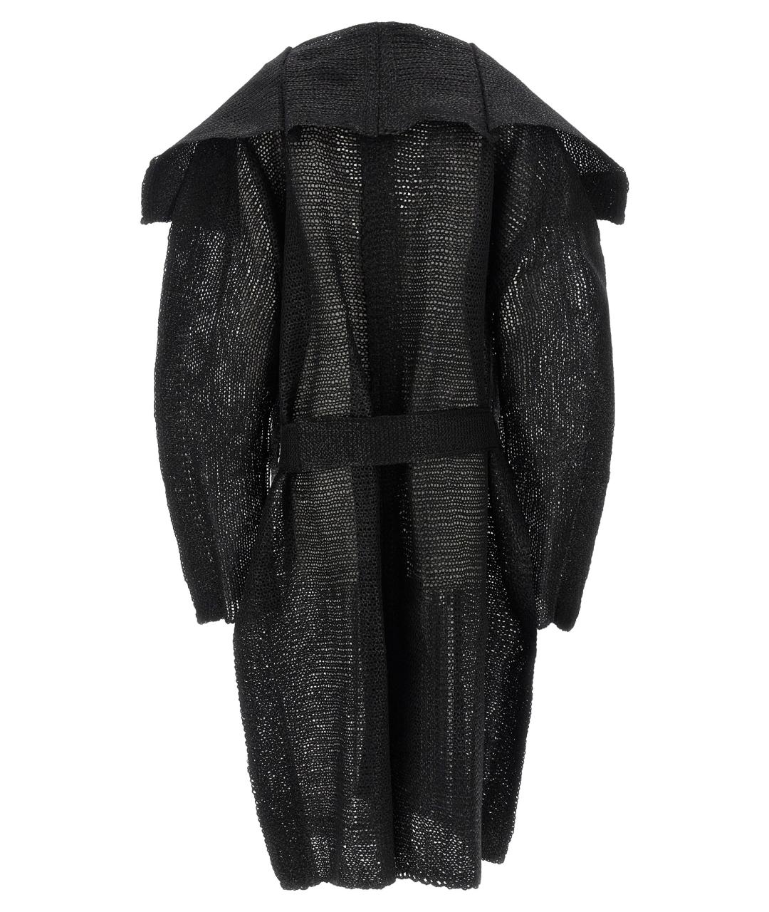 ISSEY MIYAKE Черный шерстяной тренч/плащ, фото 2