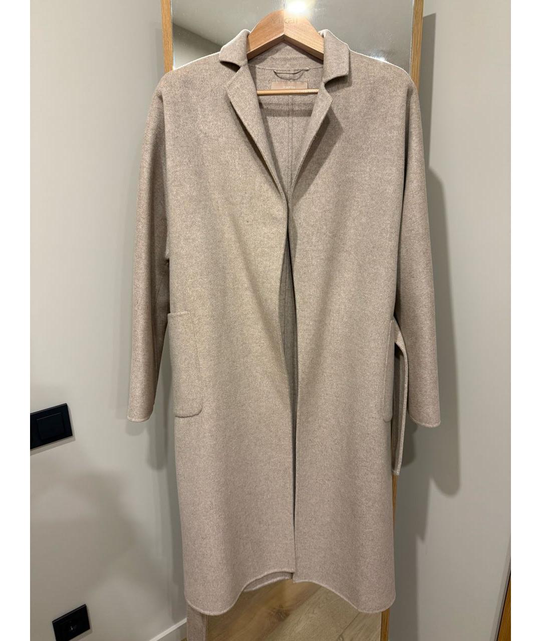 12 STOREEZ Бежевое шерстяное пальто, фото 9