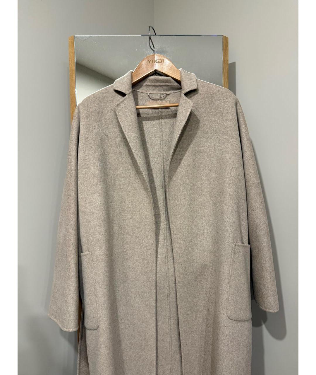 12 STOREEZ Бежевое шерстяное пальто, фото 8