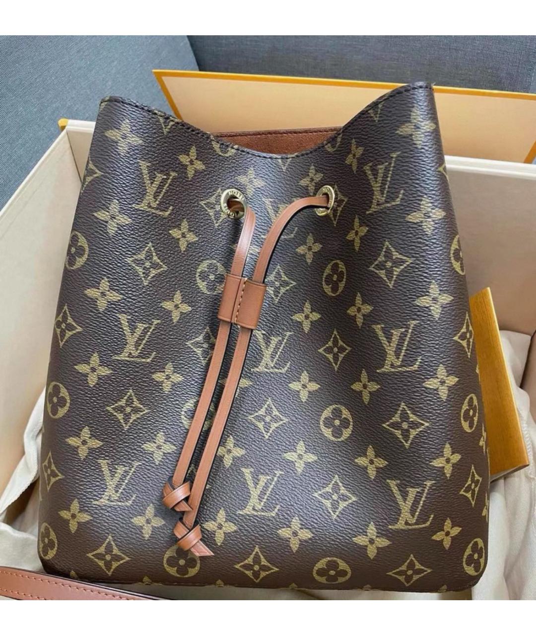 LOUIS VUITTON Коричневая сумка через плечо, фото 2