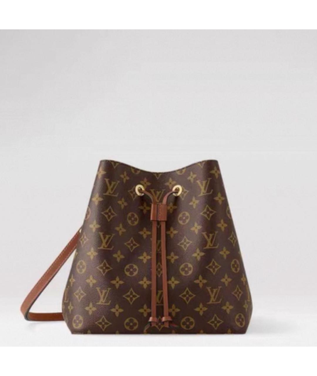 LOUIS VUITTON Коричневая сумка через плечо, фото 6