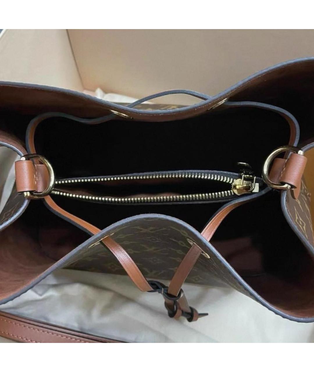 LOUIS VUITTON Коричневая сумка через плечо, фото 5