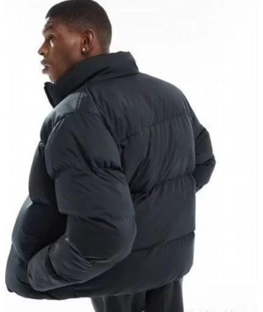 NIKE Черный полиэстеровый пуховик, фото 4