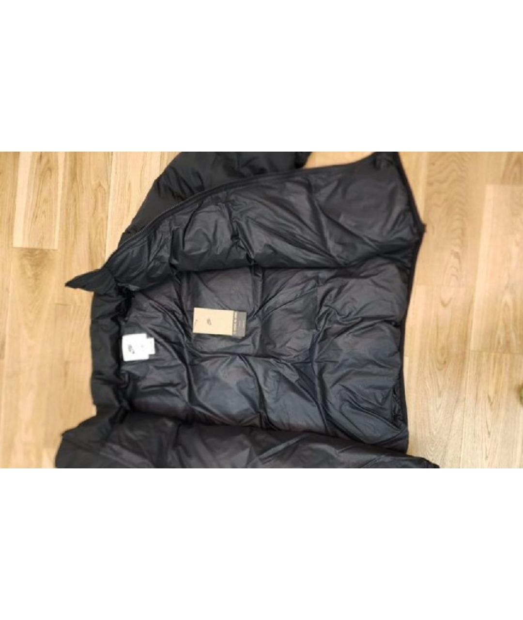 NIKE Черный полиэстеровый пуховик, фото 7