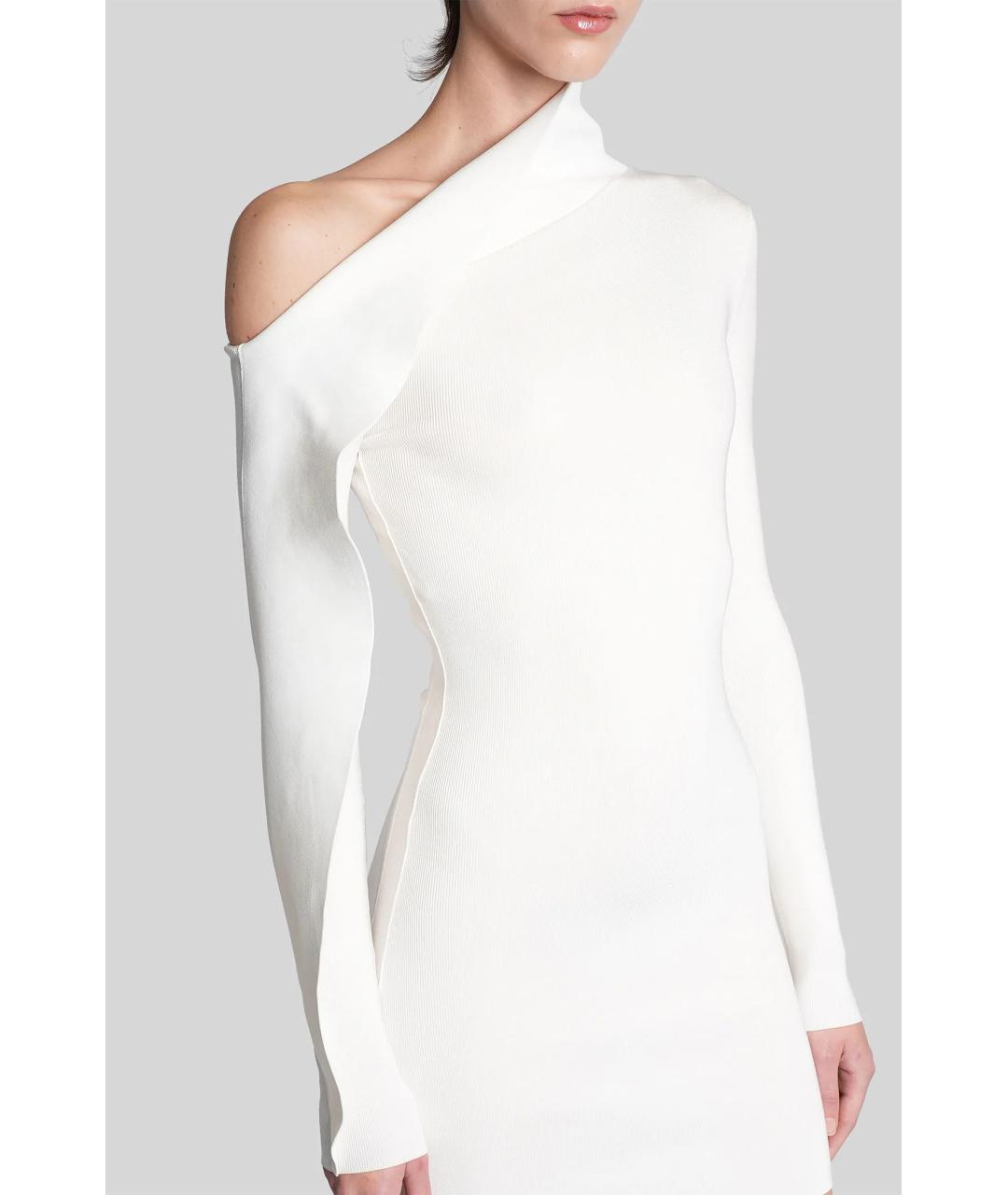 DAVID KOMA Белое коктейльное платье, фото 5