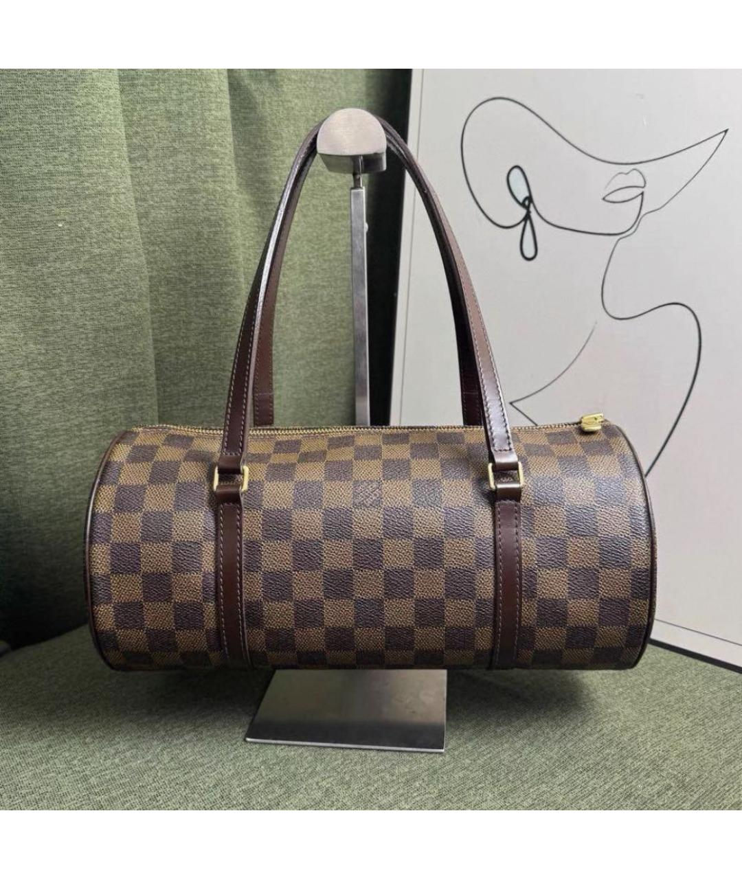 LOUIS VUITTON Коричневая сумка через плечо, фото 2