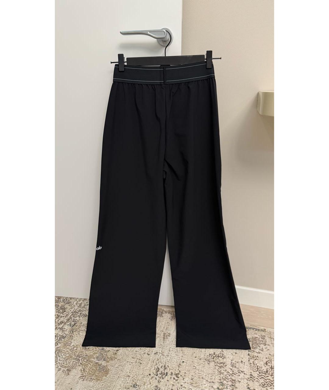 ALO YOGA Черные брюки широкие, фото 2