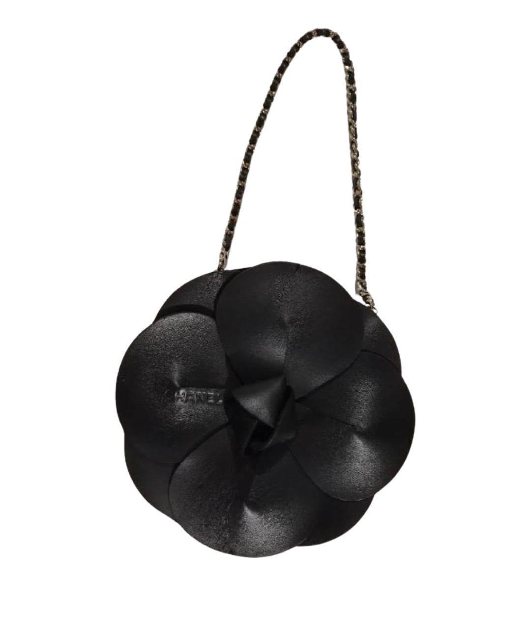 CHANEL Черная кожаная сумка через плечо, фото 1