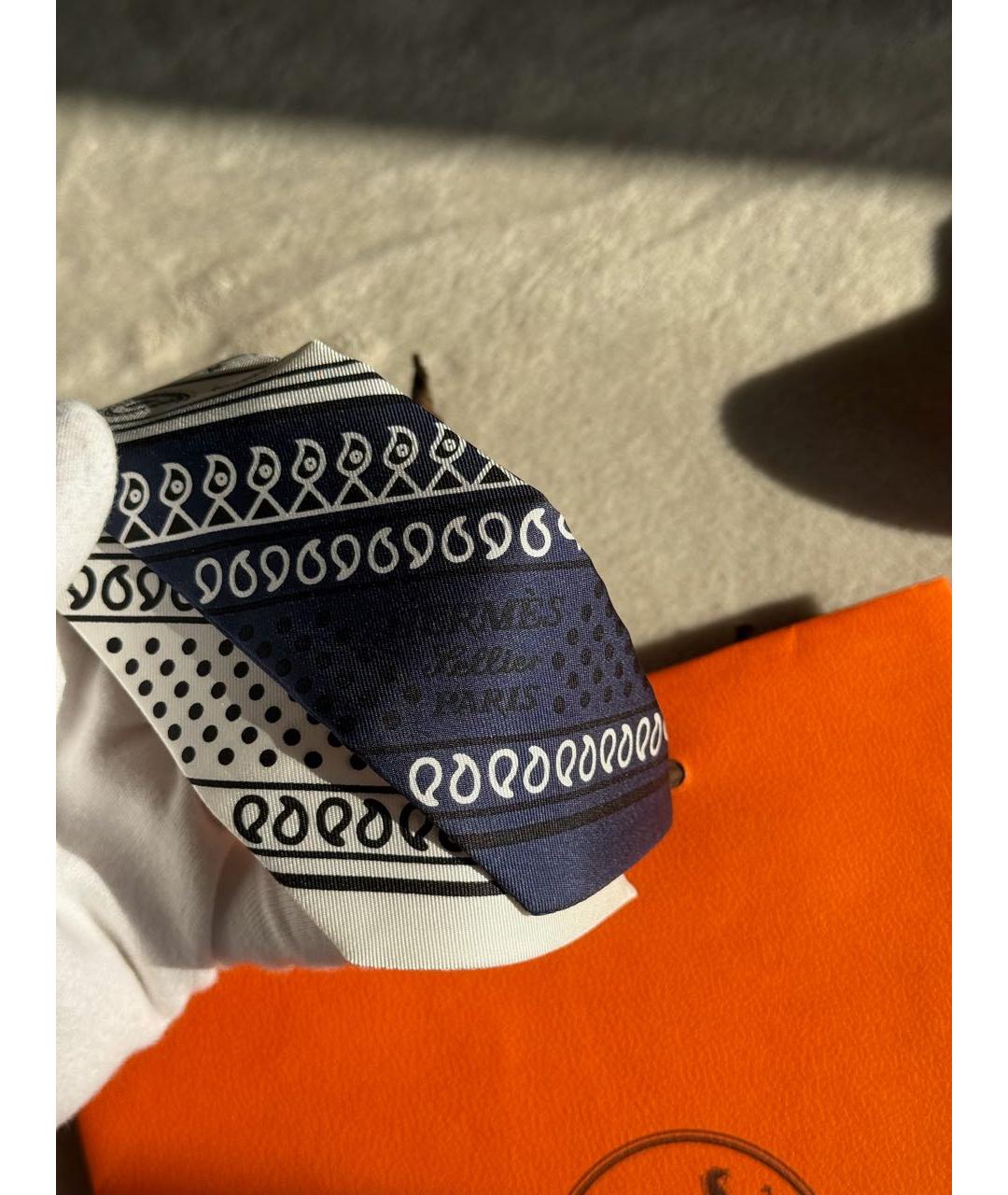 HERMES Мульти шелковый платок, фото 5