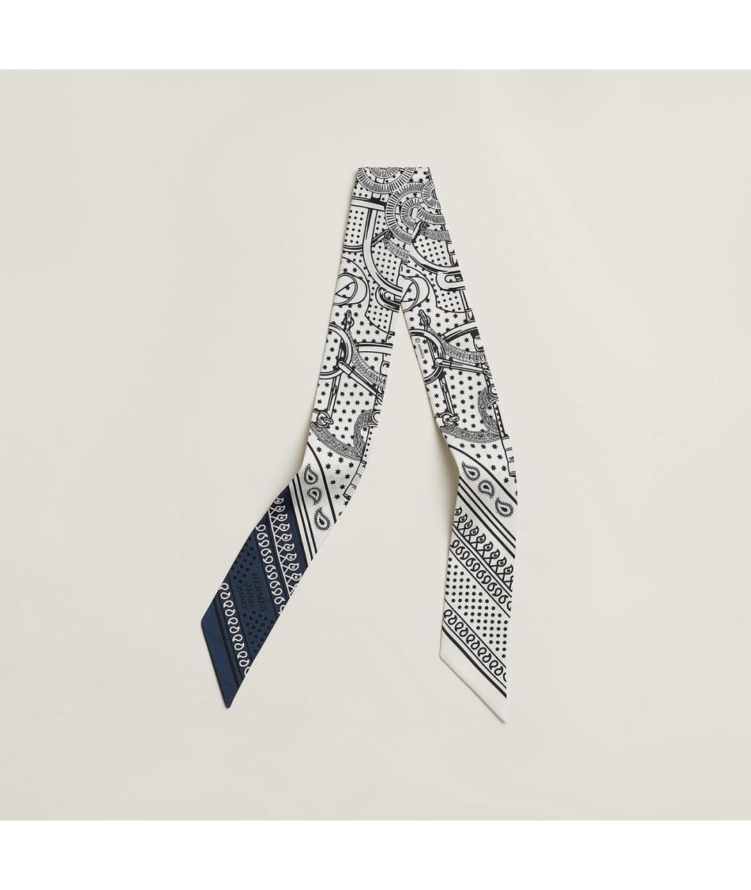 HERMES Мульти шелковый платок, фото 9